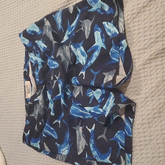 Original Penguin Shark 6" Swim Trunks Shorts 32 (#11) - Picture 1 of 4